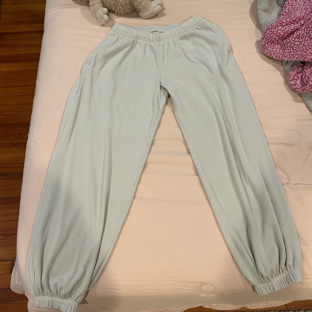 Hollister(Gilly Hicks) Grey Waffle Jogger Sweatpants